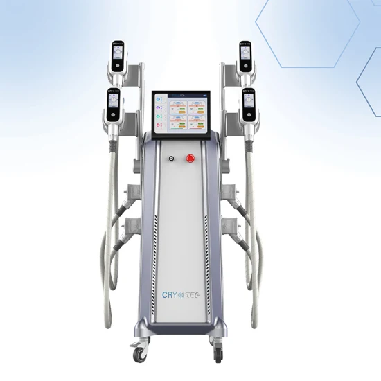 2023 Медицинское косметическое оборудование Устройство для липосакции для похудения 4 ручки Уход за кожей желудка Косметическое оборудование Криолиполиз Машина для замораживания жира для похудения